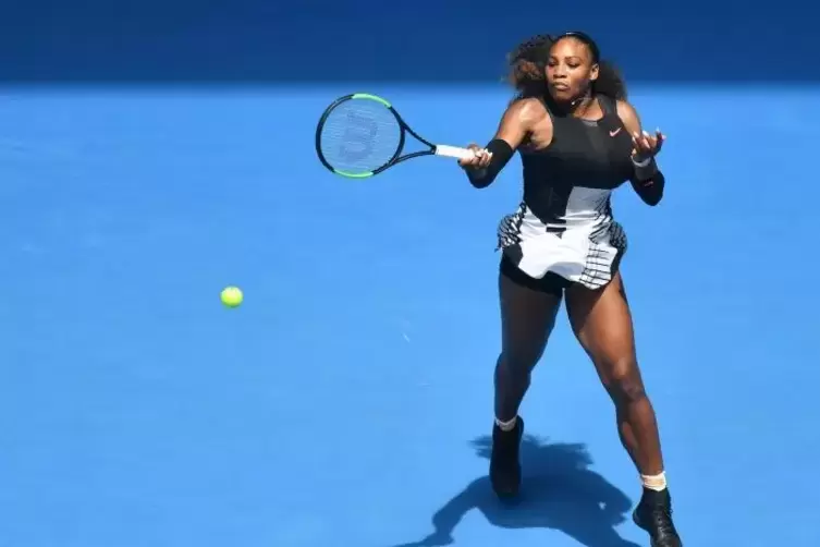 Tennisspielerin Serena Williams war 2017 im zweiten Monat schwanger, als sie die Australian Open gewann.