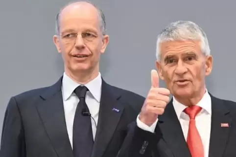 Wechsel an der Spitze des Aufsichtsrats: Kurt Bock (links) löst Jürgen Hambrecht ab.