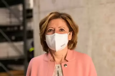 Malu Dreyer bei einem Termin am Donnerstag. 