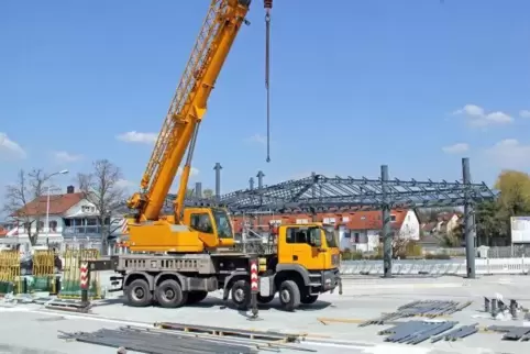 Bis Ende Mai soll der zentrale Busbahnhof in Ramstein fertig sein. 