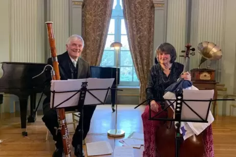 Da war noch alles in Ordnung: Rebecca Rust und Friedrich Edelmann beim Filoli Ballroom Concert am 1. März. 