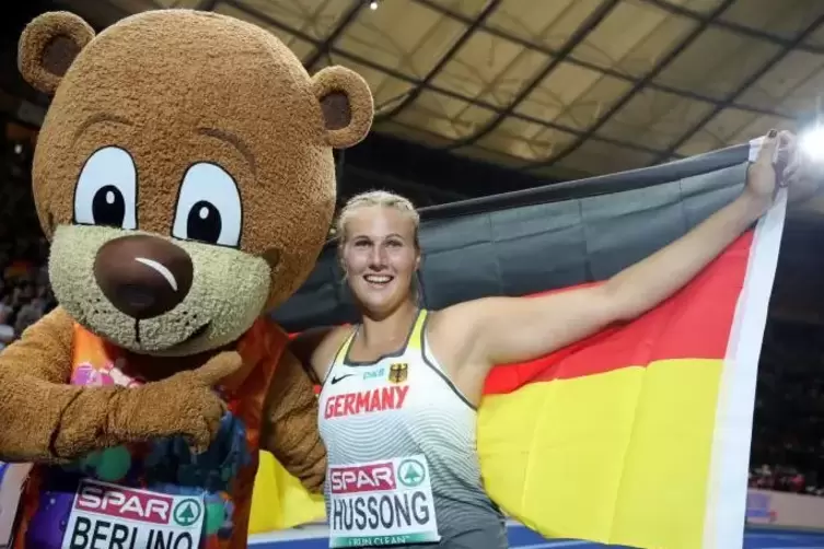 Im Titelrausch mit Berlino 2018: Europameisterin Christin Hussong. 