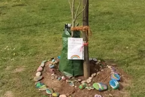 Wer die Stein-Aktion gestartet hat, ist unbekannt. 