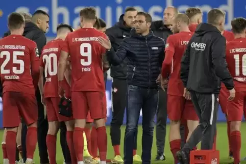 Des Trainers Ansage: Boris Schommers denkt auch über den Kader der Zukunft nach. 