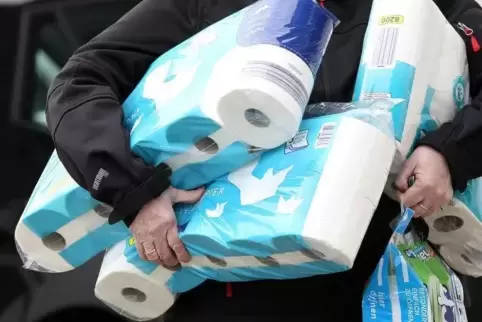 Ziel von Hamsterkäufen: Toilettenpapier.