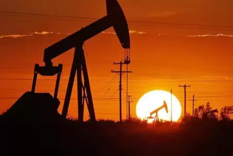 Ein Ölfeld in Texas