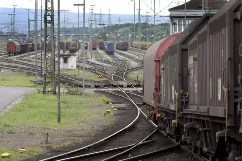 Für den Einzelwagenverkehr werden Zugbildungsanlagen wie der Mannheimer Rangierbahnhof gebraucht. 
