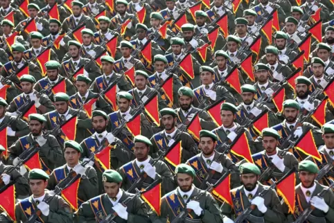 Die „Armee der Wächter der Islamischen Revolution“, kurz Revolutionsgarden, werden von den USA als Terrororganisation eingestuft