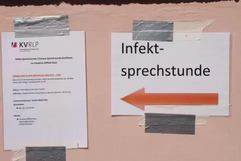 Eine eigene Infekt-Sprechstunde gibt es im Diffiné-Haus in Kirchheim. Vom „Schwarzen Platz“ aus ist der Weg ausgeschildert. 