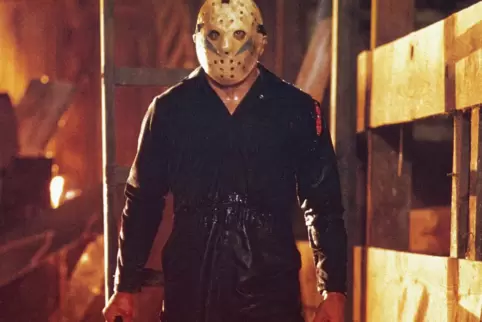 Der Böse mit der Hockeymaske: Tom Morga in „Freitag der 13. – Ein neuer Anfang“ (1985). Der Böse mit der Hockeymaske: Tom Morga in „Freitag der 13. – Ein neuer Anfang“ (1985).