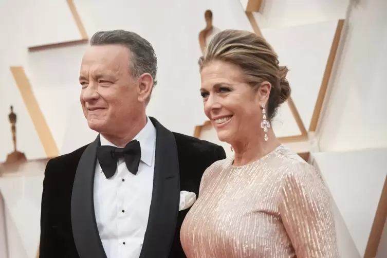 Tom Hanks (Bild mit Ehefrau Rita Wilson): Mit seinem Blut gegen das Coronavirus. 