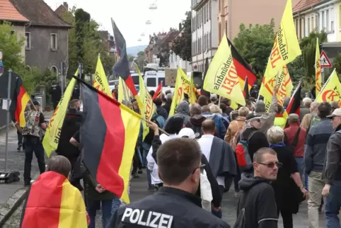 Das Frauenbündnis demonstrierte bereits in mehreren südpfälzischen Orten. 