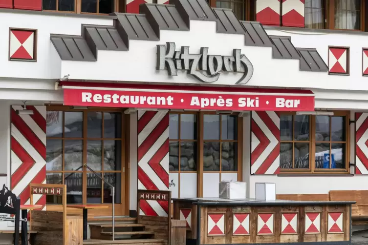 Corona-Hotspot: Après-Ski-Bar „Kitzloch“ in Ischgl.