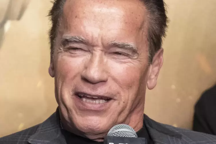 Arnold Schwarzenegger: Ständchen für Esel Lulu. 