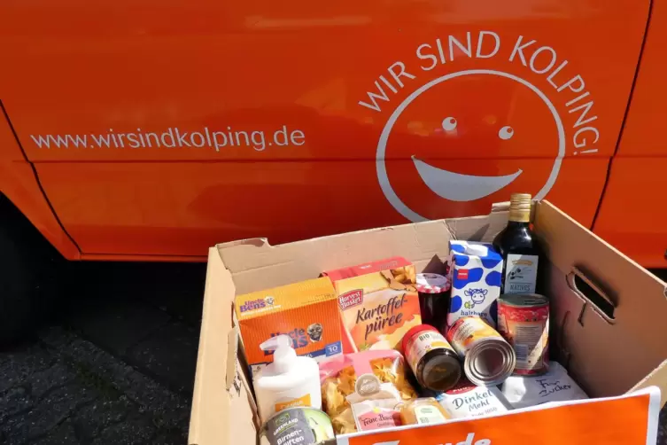 Auch mit Lebensmittelspenden will die Kolpingsfamilie helfen. 