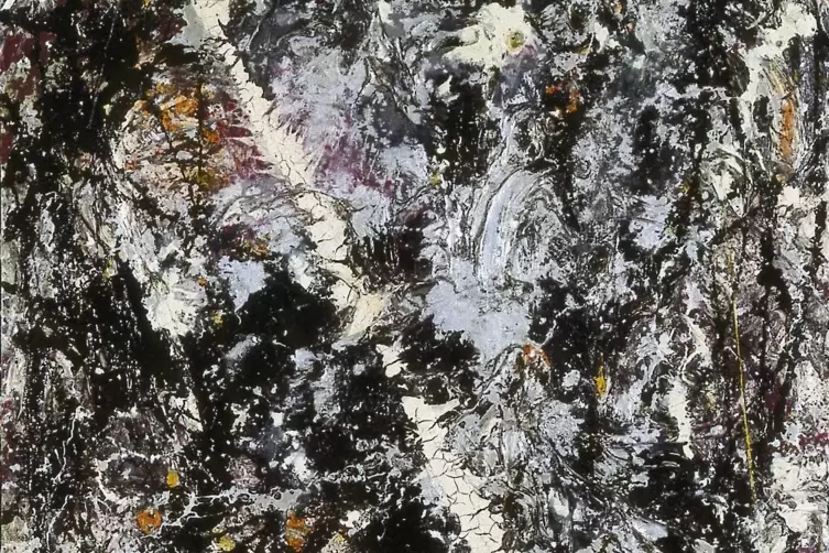 Jackson Pollock: Komet (1947) (Ausschnitt). 