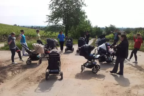 Im Kinderwagen-Lauf- und Fitnesstreff haben sich junge Mütter mitsamt Nachwuchs bis zu Beginn der Corona-Pandemie gemeinsam bewe