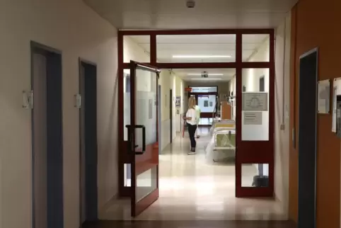 Notaufnahme in der Asklepiosklinik in Kandel.