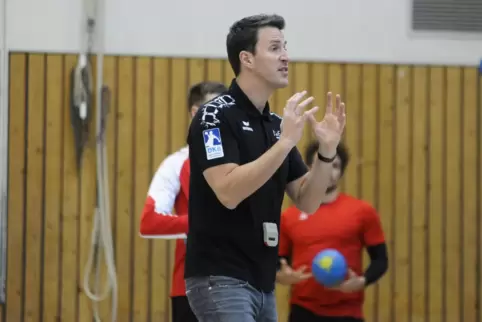 Ist mit Kleingruppen wieder in der Halle: Ben Matschke, Trainer des Handball-Bundesligisten Eulen Ludwigshafen. 