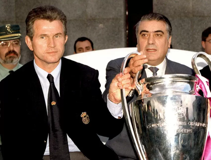 In der Saison 1997/98 trainierte Heynckes den spanischen Fußballclub Real Madrid und gewann mit diesem die Champions League 1998