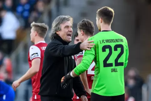 Talentschmied: Gerry Ehrmann im vergangenen Jahr mit seinem damaligen Schützling Lennart Grill. 