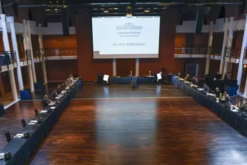 Etwas voller als beim Haupt- und Finanzausschuss vergangene Woche wird es am Mittwoch schon. Wegen Corona gelten aber weiterhin 