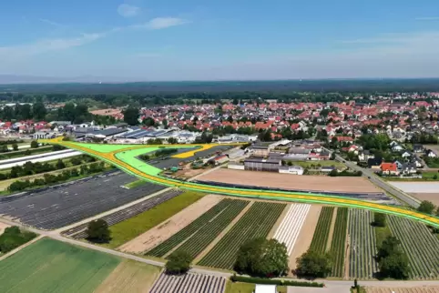 Seit Jahren diskutiert: Südtangente für Dudenhofen.