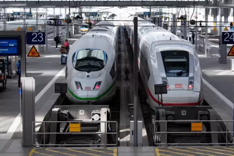Der Münchner Hauptbahnhof (Foto) ist von Mannheim derzeit meist nur noch alle zwei Stunden durchgehend per ICE erreichbar. Grund