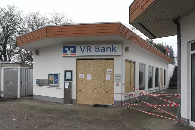Seit einem Banküberfalll im Januar ist die Geschäftsstelle in Schweigen-Rechtenbach geschlossen. Sie wird auch nicht mehr geöffn