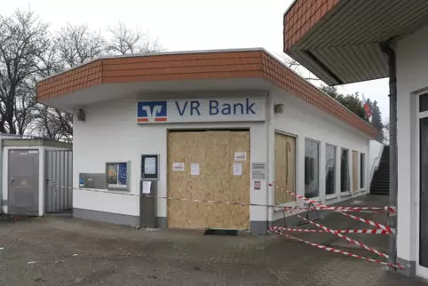 Seit einem Banküberfalll im Januar ist die Geschäftsstelle in Schweigen-Rechtenbach geschlossen. Sie wird auch nicht mehr geöffn