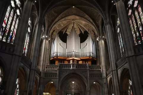 Die größte Orgel weit und breit: in der Gedächtniskirche.