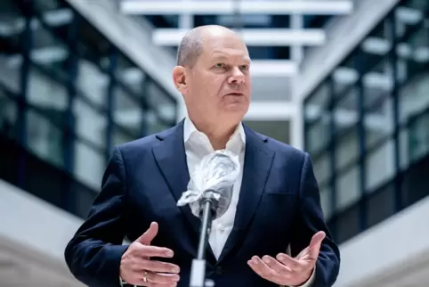 Verkündet in der SPD-Parteizentrale seinen Plan: Olaf Scholz.
