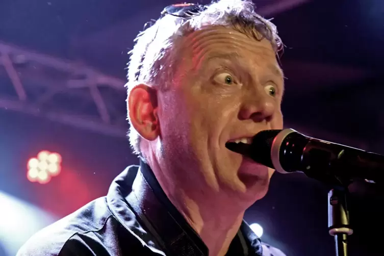 Eindringlicher Blick, volle Konzentration: Olli Herrmann. 