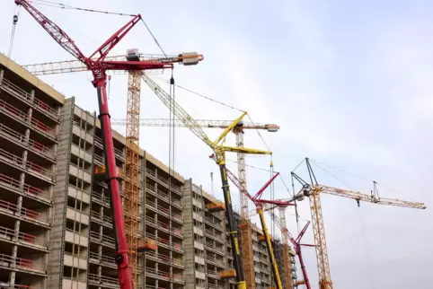 Der Bau boomt. 