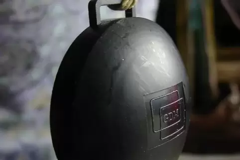 Ein Radon-Messgerät. 