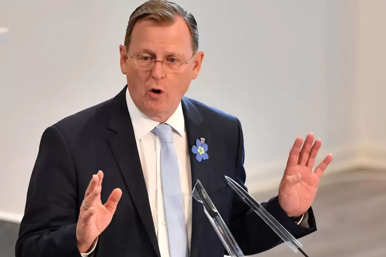 Neben Thüringen – hier Ministerpräsident Ramelow – will auch Sachsen einen „Paradigmenwechsel“ bei den Kontaktregeln.