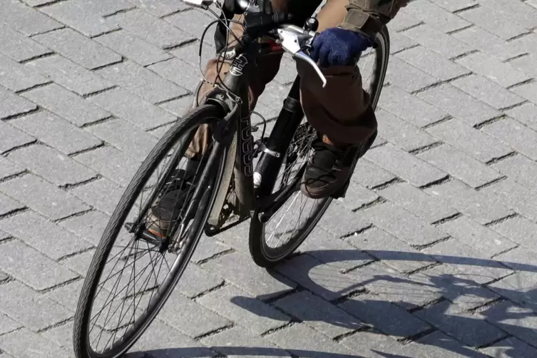 Speyer-Nord: Radfahrer teilen sich Weg mit Fußgängern. 