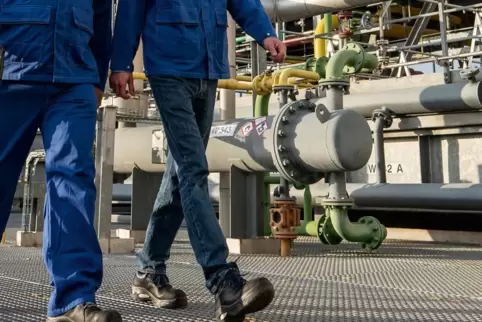 Diebe haben tonnenschwere Fässer von der BASF gestohlen, verladen und verkauft.  Symbolfoto: BASF 