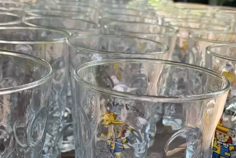 Daraus trinkt der Pfälzer: Dubbeglas.