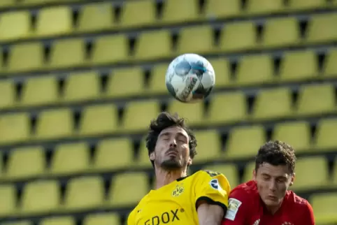 Rasanter Kick ohne Zuschauer: BVB - Bayern am Dienstag. 
