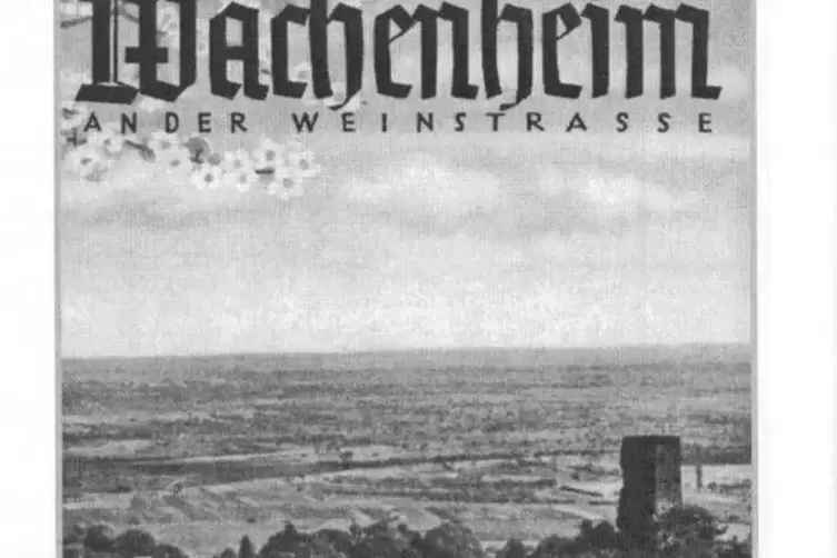 Werbung f&uuml;r Wachenheim aus dem Jahr 1931.