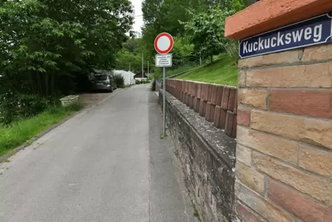 Der Kuckucksweg gehört zu dem Gebiet, das neu überplant wird. 
