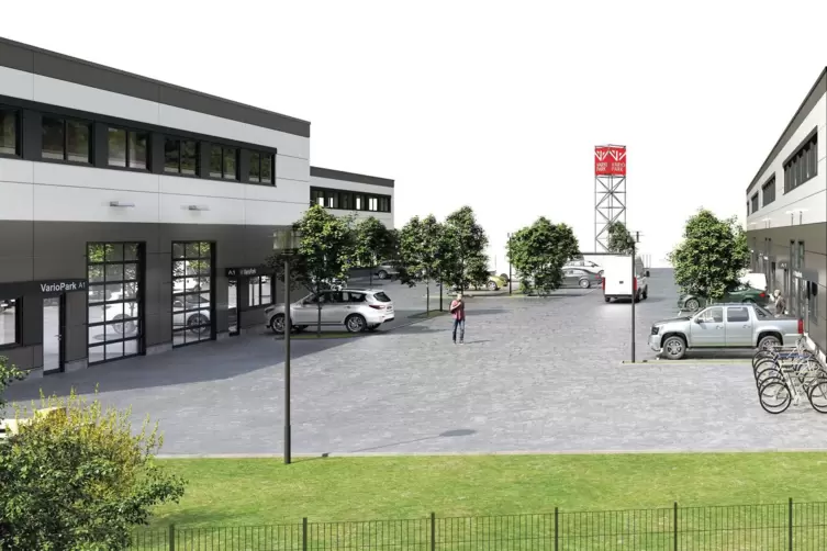 Der Frankenthaler Gewerbepark wird in den planerischen Grundzügen den bereits vorliegenden Entwürfen für das Projekt in Bensheim