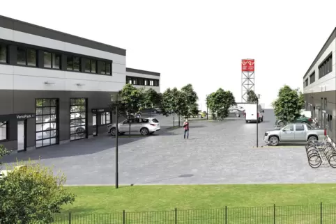 Der Frankenthaler Gewerbepark wird in den planerischen Grundzügen den bereits vorliegenden Entwürfen für das Projekt in Bensheim