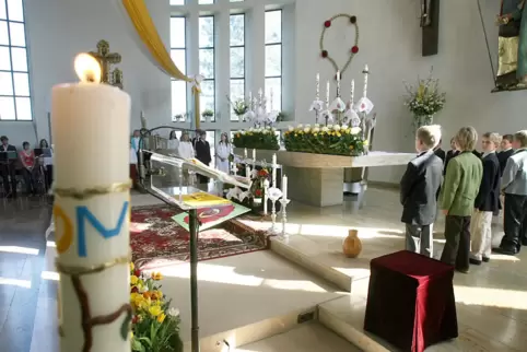 Wichtiges Ereignis für junge Katholiken: die Erstkommunionfeier – hier eine Szene aus dem oberbayerischen Baierbrunn. 