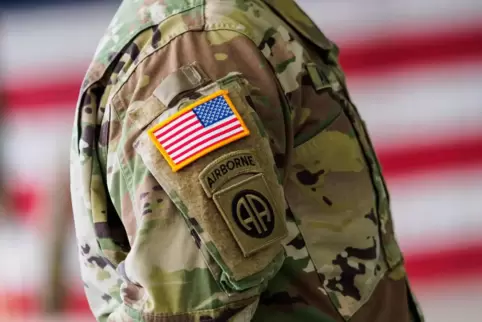 Ein US-Soldat im bayerischen Illesheim. 34.500 amerikanische Truppen sind derzeit in Deutschland stationiert.