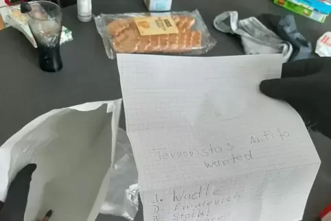 Der Absender schickte mehrere Patronen.