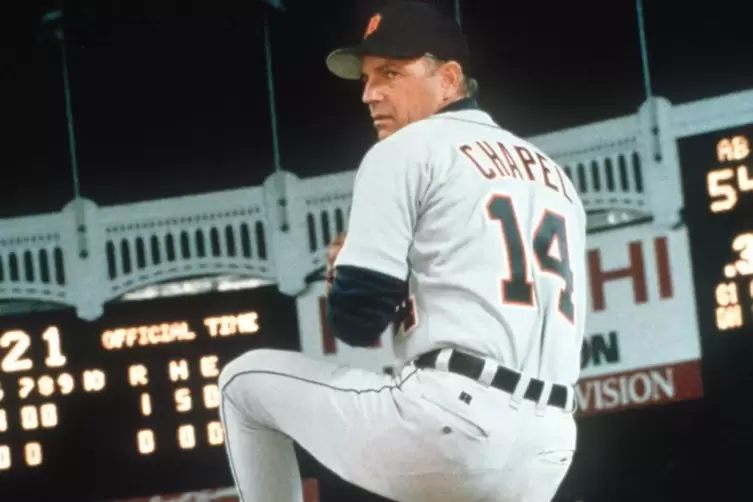 Paraderolle f&uuml;r Kevin Costner: als Baseball-Werfer Billy Chapel in &bdquo;Aus Liebe zum Spiel&ldquo;. 