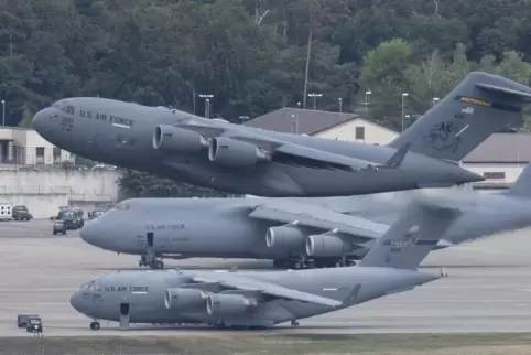 Die Airbase in Ramstein ist eine unverzichtbare Transportdrehscheibe für die US-Streitkräfte.