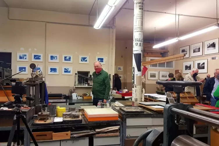 Kreatives Umfeld: Ausstellung in der Hartmannstra&szlig;e 45.